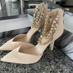 JLO Jennifer Lopez Norna Pump Women's Nude